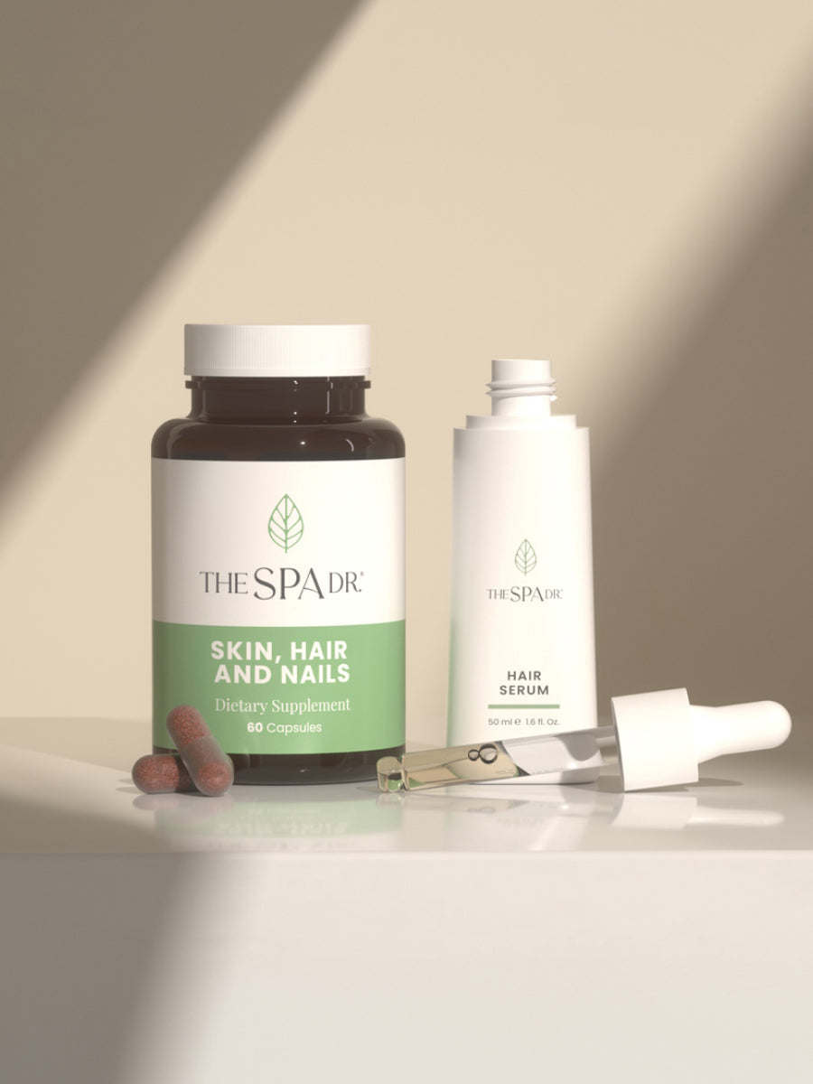 Hair wellness bundle  (Hair Serum + Skin, Hair & Nails supplement)