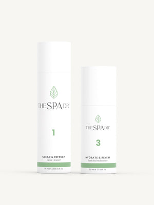 Bundle CLEAR & REFRESH Facial Cleanser + HYDRATE & RENEW Enriched Moisturizer